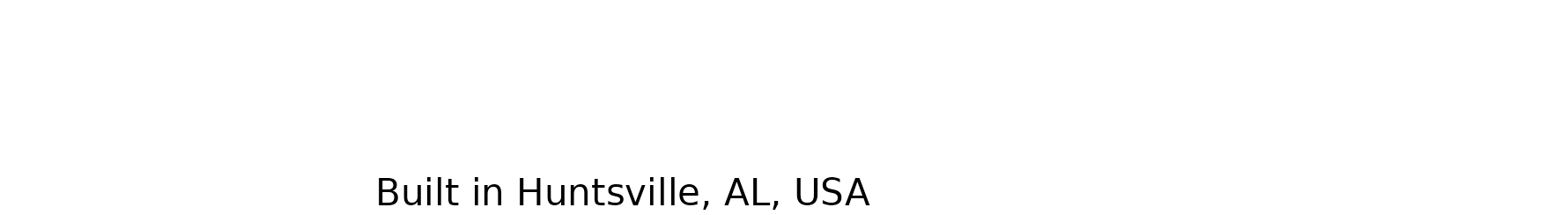 Huntsville skyline - Built in Huntsville, AL, USA